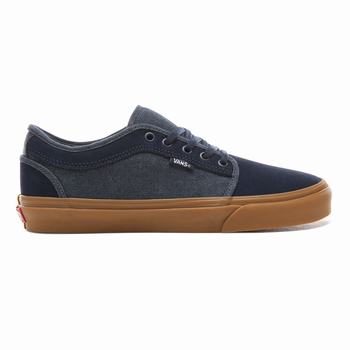 Férfi Vans Denim Chukka Low Tornacipő VA3168950 Kék